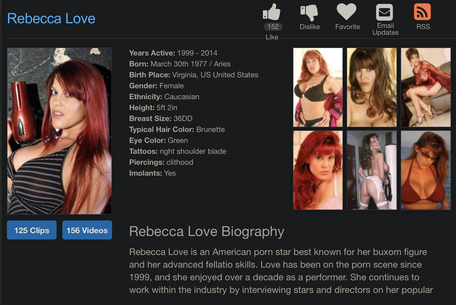 Rebecca Love Videos.